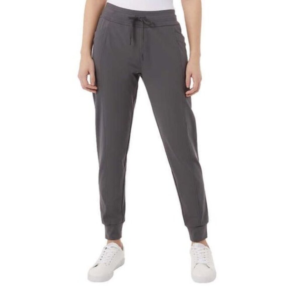 32 Degrees Heat Womens Gray Tech Joggers New